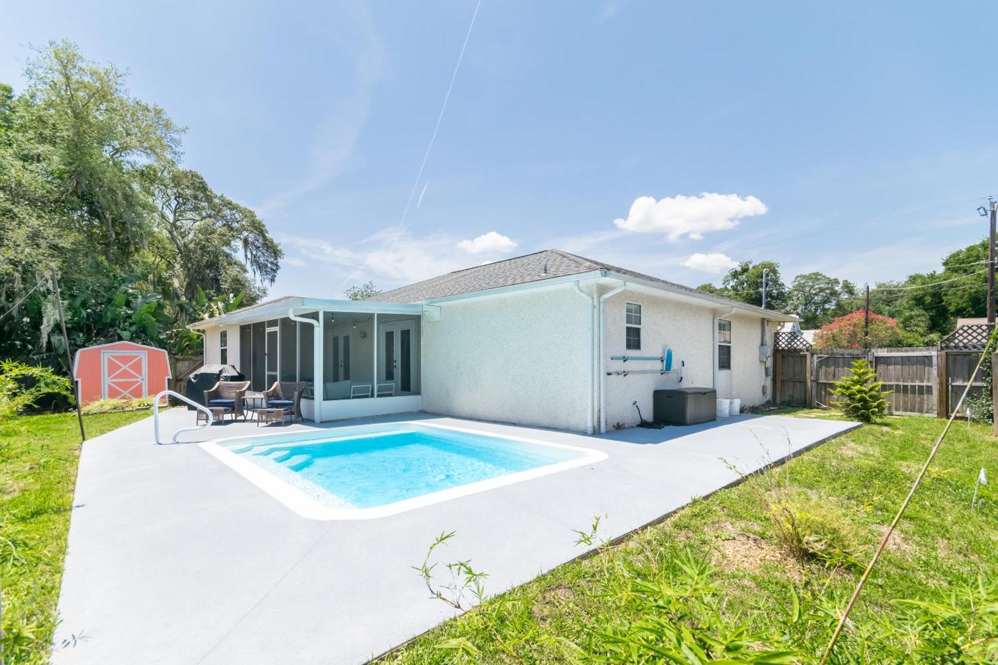 فيلا St Augustine Retreat - Pool, Bbq And Private Yard سانت أوغيستين المظهر الخارجي الصورة