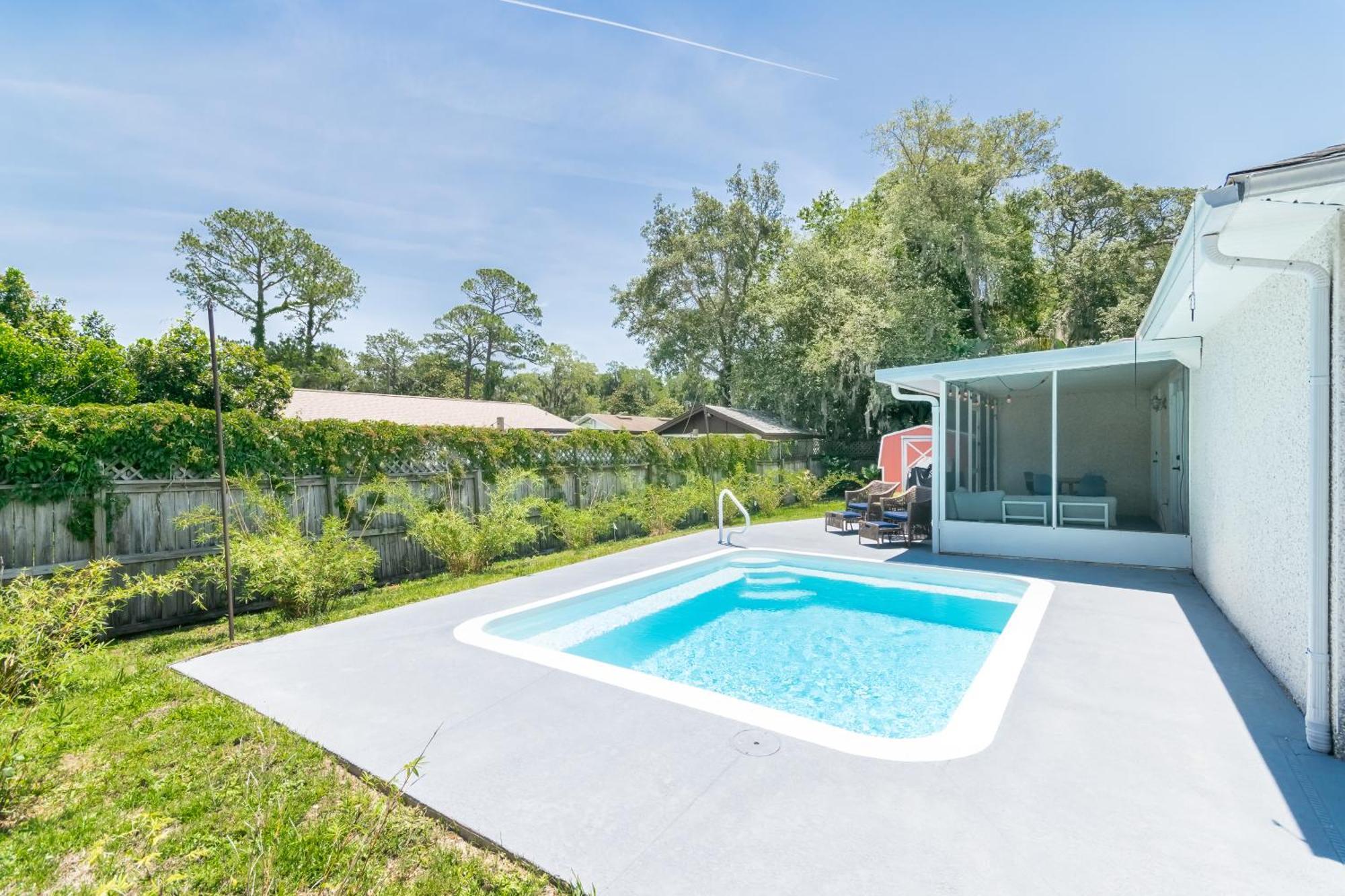 فيلا St Augustine Retreat - Pool, Bbq And Private Yard سانت أوغيستين المظهر الخارجي الصورة